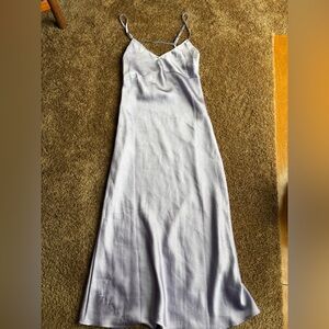 NWT Free People Lavender Textured Slip Dress S